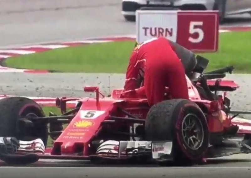 Suluda nesreća kakva se ne pamti: Vettelu uništena i sljedeća utrka!?