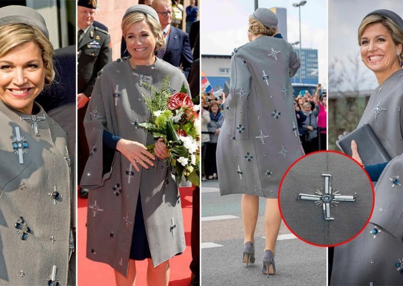 Kraljica Maxima na mukama zbog kaputa ukrašenog 'svastikom'
