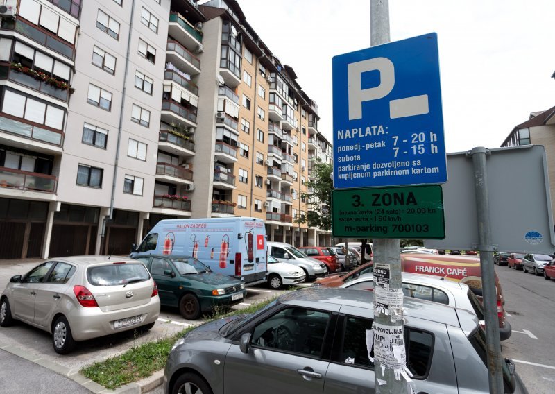 Zagreb dobiva nove lokacije na kojima će se naplaćivati parking