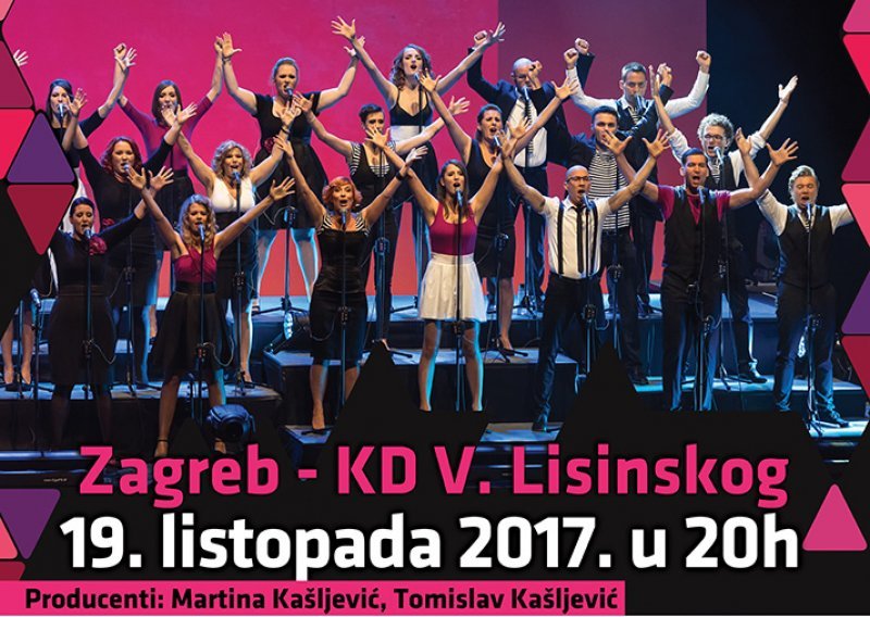 Perpetuum Jazzile nastupit će u Koncertnoj dvorani Vatroslava Lisinskog u Zagrebu