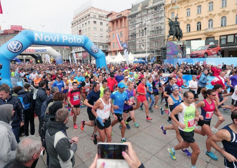 Središte grada zatvoreno za promet, zagrebačkim ulicama trče maratonci ali i rekreativci