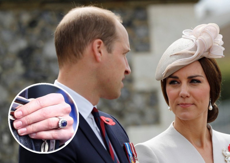 Zašto Kate Middleton nosi vjenčani prsten, a njezin suprug ne?