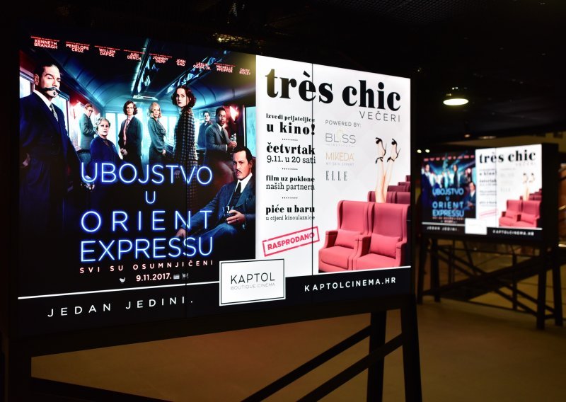 U Kaptol Boutique Cinema održana svečana premijera filma Ubojstvo u Orijent Expressu u sklopu Tres Chic večeri