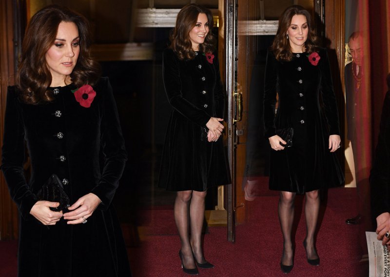 Kate Middleton u haljini koja ističe trbuščić