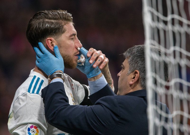 Junačina Ramos tri je mjeseca igrao sa slomljenim nosom a pri tom i zabio Barci