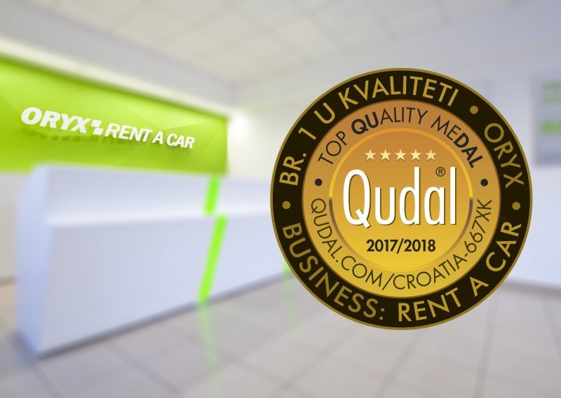 ORYX Rent a car potvrđeno najkvalitetniji rent a car