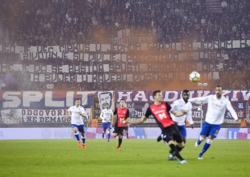 Zaista tužno i ružno; Hajduk čeka teška kazna, morbidna poruka, igrači suočeni s prijetnjama...