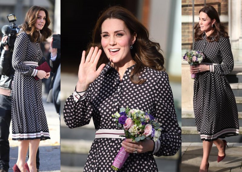 Besprijekorna linija: Lijepa Kate Middleton izgleda kao da nije trudna ni dana