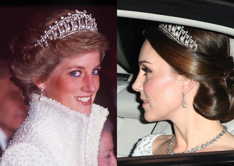 Poput prave princeze: Kate Middleton s tijarom koju je nosila pokojna Diana