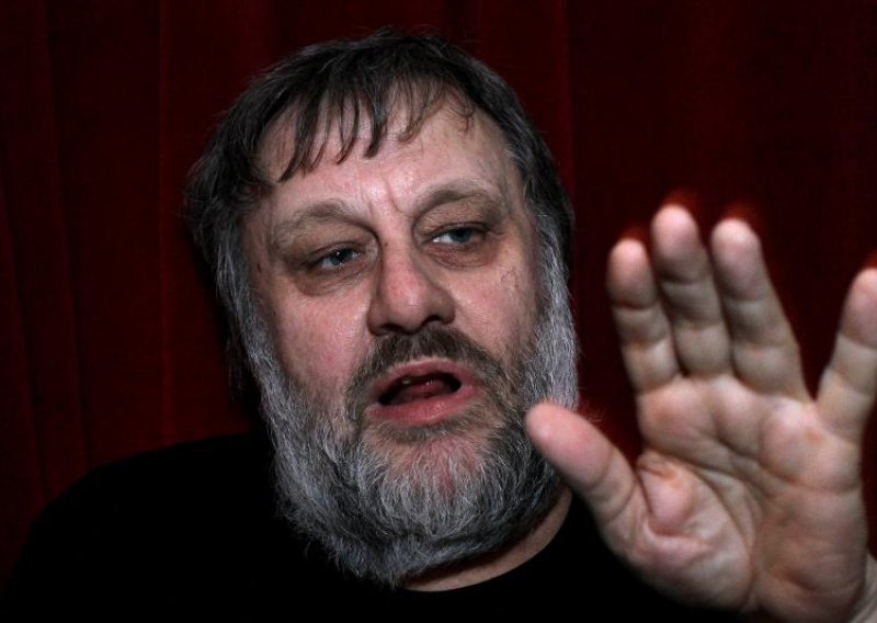 Slavoj Žižek usred skandala