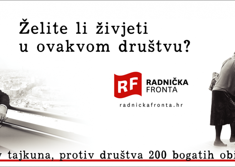 Radnička fronta: Cenzuriran nam je plakat s Todorićem!