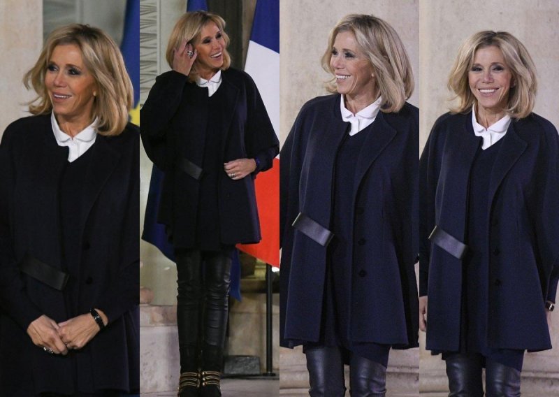 Brigitte Macron istaknula noge i pohvalila se zanimljivim gležnjačama