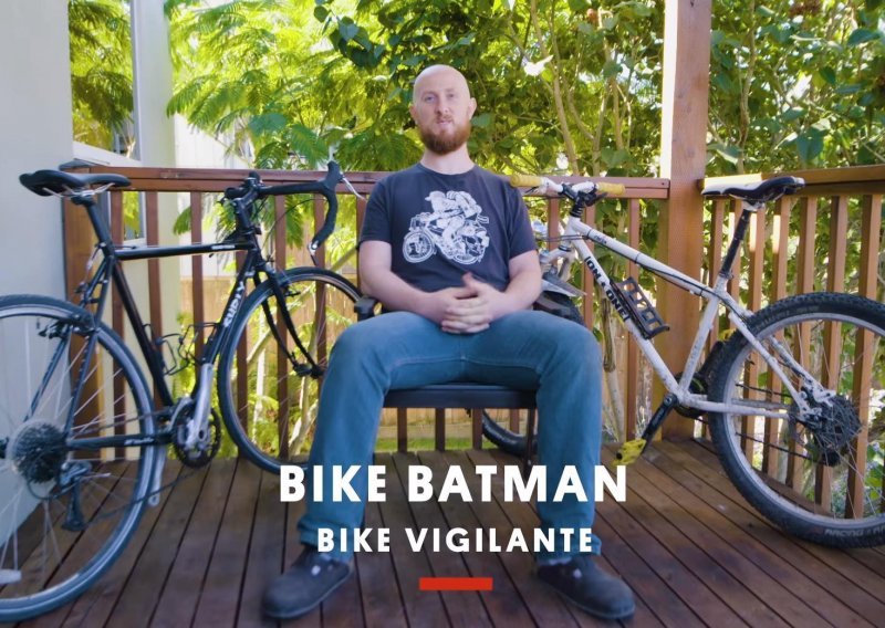 Iako nema plašt, 'Bicikl Batman' pravi je heroj