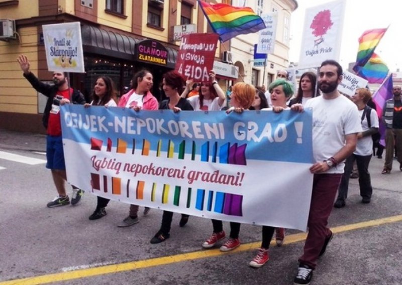 Osijek položio ispit tolerancije: Pride bez izgreda