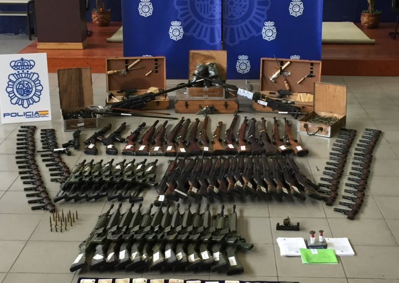 Španjolska policija zaplijenila oružje vrijedno 10 milijuna eura