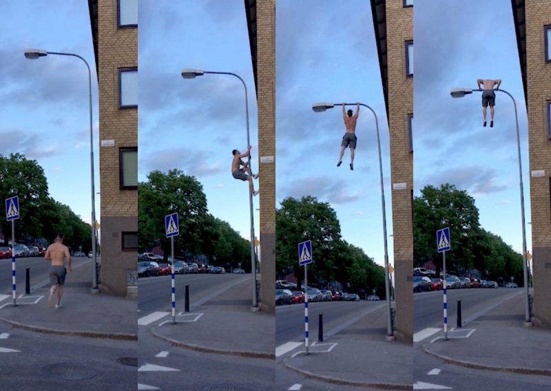 Švedski vatrogasac pokazat će vam kako se vježba na ulici