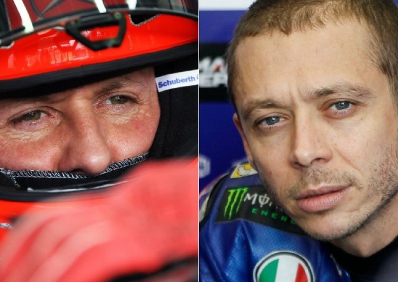 'Schumi nije mogao vjerovati što Valentino Rossi radi u njegovom Ferrariju!'