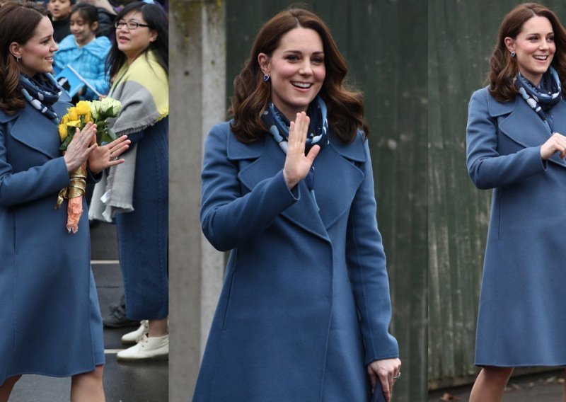 Trudna Kate Middleton plijeni pozornost u kaputu iz snova