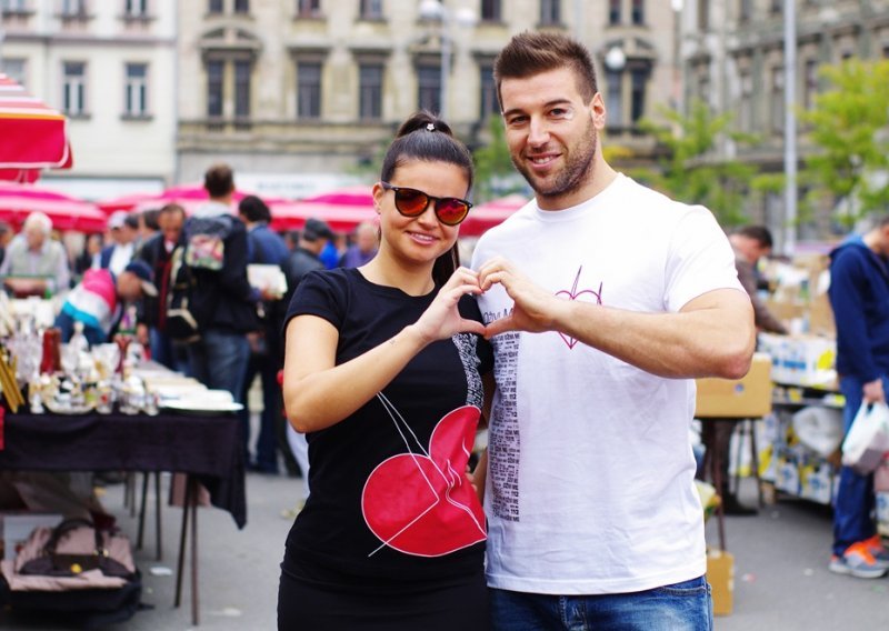 Anamarija Asanović i Saša Martinović zagrljeni u akciji