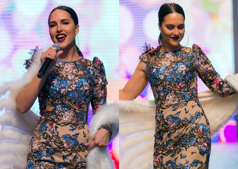 Dobitna kombinacija: Lana Jurčević istaknula liniju u cvjetnoj haljini