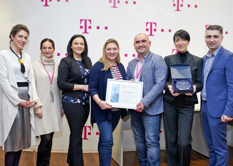 Hrvatskom Telekomu petu godinu zaredom dodijeljen Certifikat Poslodavac Partner