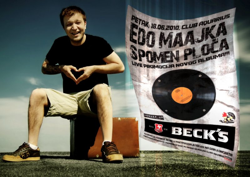 Edo Maajka predstavlja best of album 'Spomen ploča'