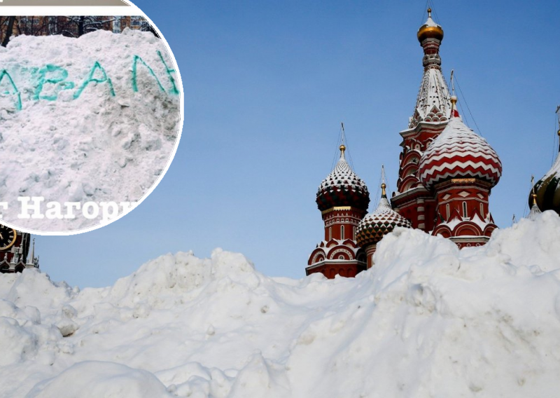 Snijeg ekspresno uklonjen s ulica Moskve, ali tek nakon ovog provokativnog poteza stanovnika