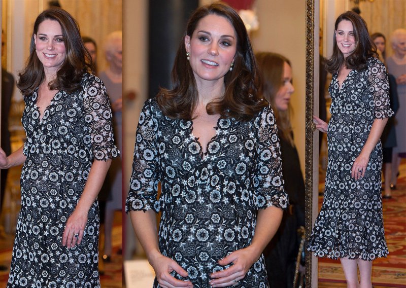 Lijepoj Kate Middleton teško je naći manu u ženstvenoj haljini