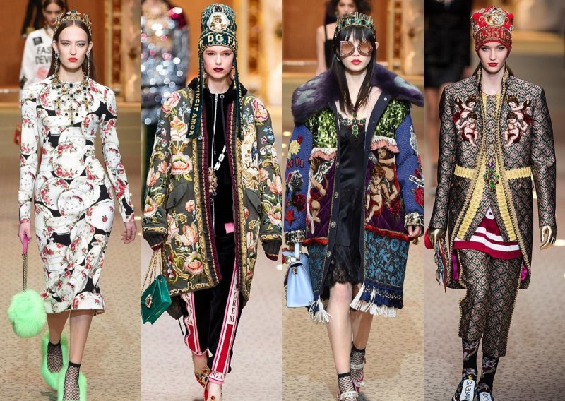 Raskoš na reviji Dolce & Gabbane: Dronovi nosili torbe, a plemkinje se našle u ulozi modela