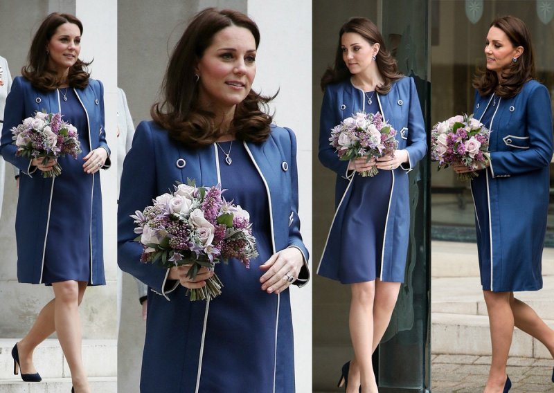 Trudna Kate Middleton plijenila pozornost u plavom