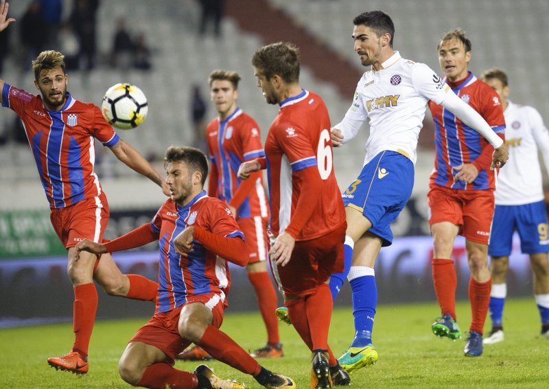 Neuvjerljivi Hajduk tek u nastavku 'slomio' Rudeš, Mađar Gyurcso zabio je za pobjedu