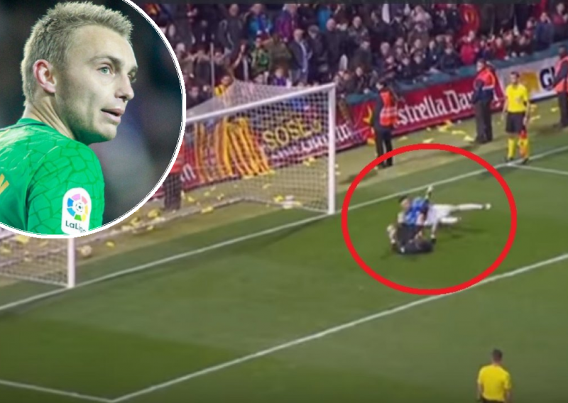 Bizaran incident pri pucanju penala na Camp Nouu: Golman Barce zaprepašten!