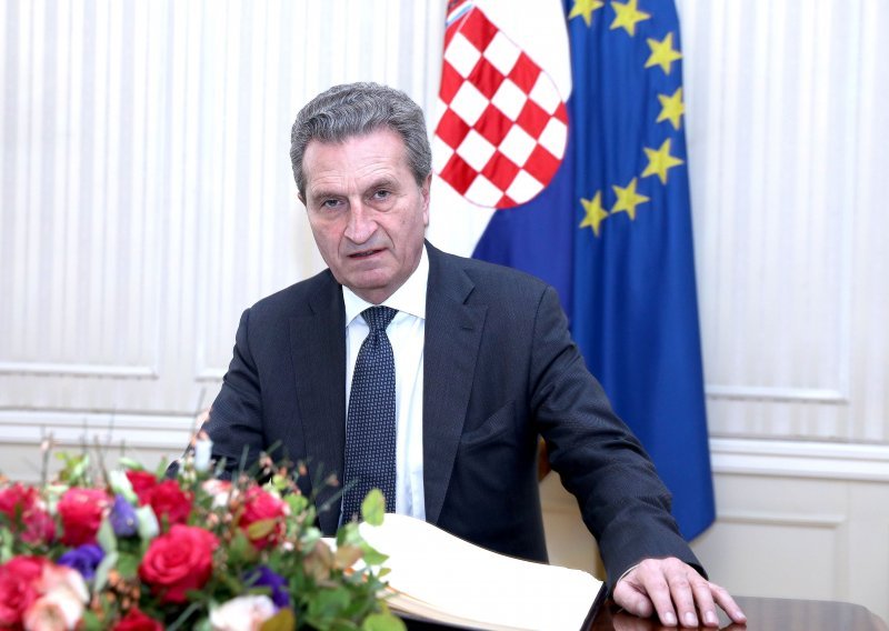 Oettinger: Zastoj u reformama u Hrvatskoj nije iznenađujući