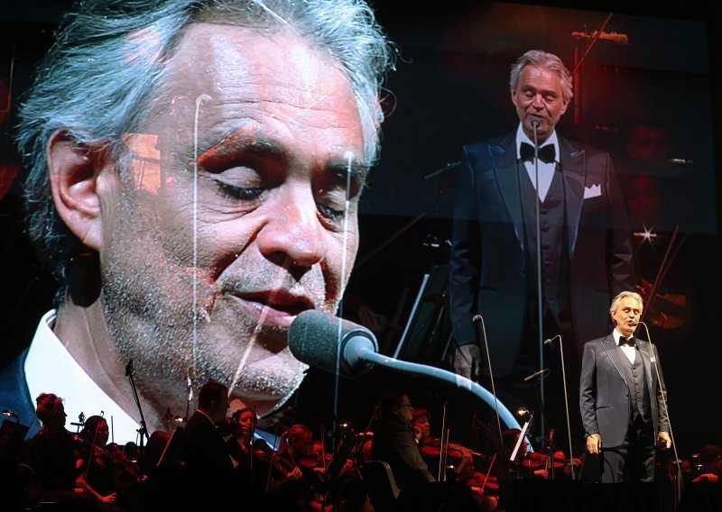 Spektakl u Areni: Andrea Bocelli raspametio hrvatsku publiku