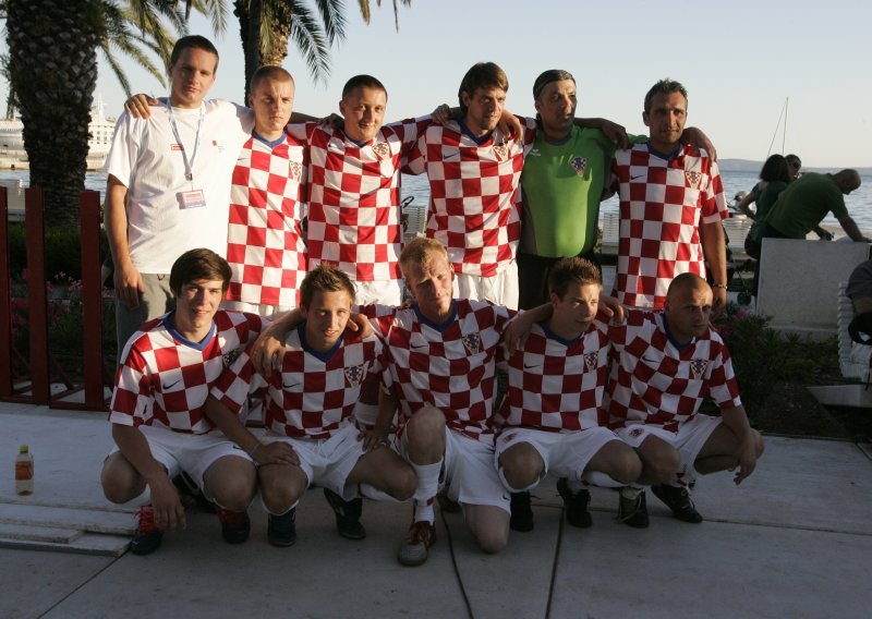 Turnir beskućnika na splitskoj rivi