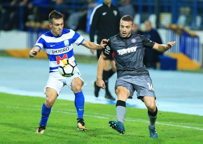 Spektakularan derbi Osijeka i Hajduka; palo je šest golova, a završilo bez pobjednika