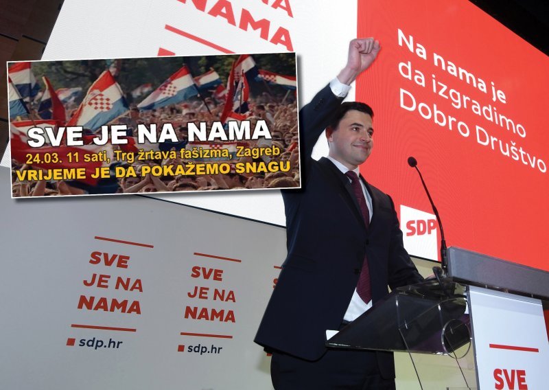 Protivnici Istanbulske konvencije ukrali slogan SDP-u, u stranci ljuti: Osim što lažu - i kradu!