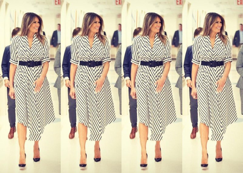 Prekrasna haljina Melanije Trump modni je klasik koji pristaje svima