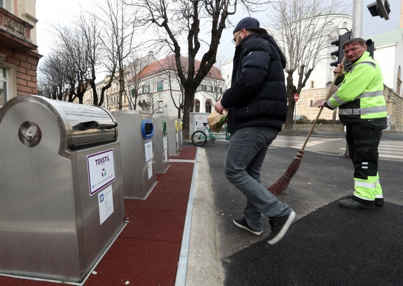 Digla se velika frka, ali Čistoća ipak odvaja vaš otpad: Pogledajte snimku iz drugog kuta