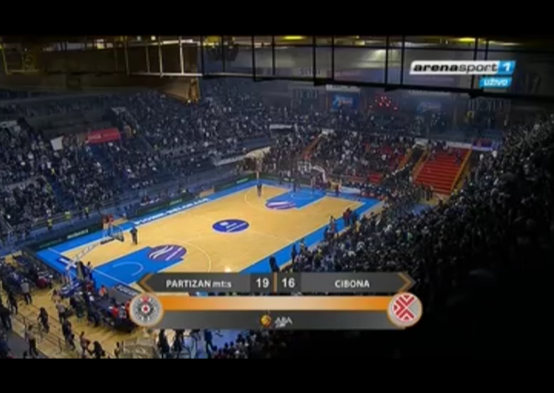 Grobari prekinuli utakmicu, Partizan bolji od Cibone