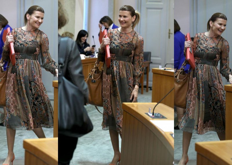 SDP-ovka Sabina Glasovac lepršavom haljinom unijela dašak svježine u saborske klupe