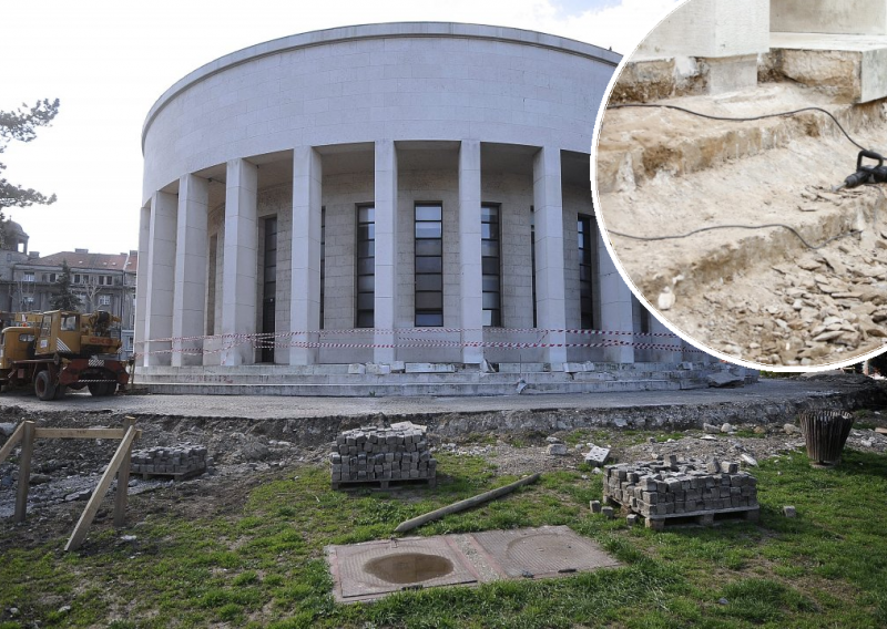 Obuljen Koržinek: Nije istina da se na Meštrovićevu paviljonu kamen zamjenjuje betonom