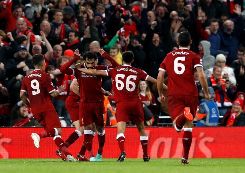 Nevjerojatna nogometna večer na Anfieldu; Liverpool razbio Romu, a čudesni Salah postao rekorder