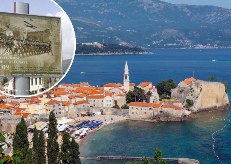 Plakati koji slave srpske 'osloboditelje' uzburkali strasti na krajnjem jugu Jadrana