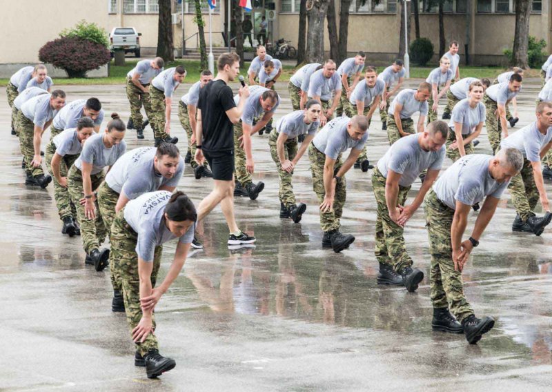 Najveće grupno vježbanje hrvatske vojske uz projekt Aktivna Hrvatska