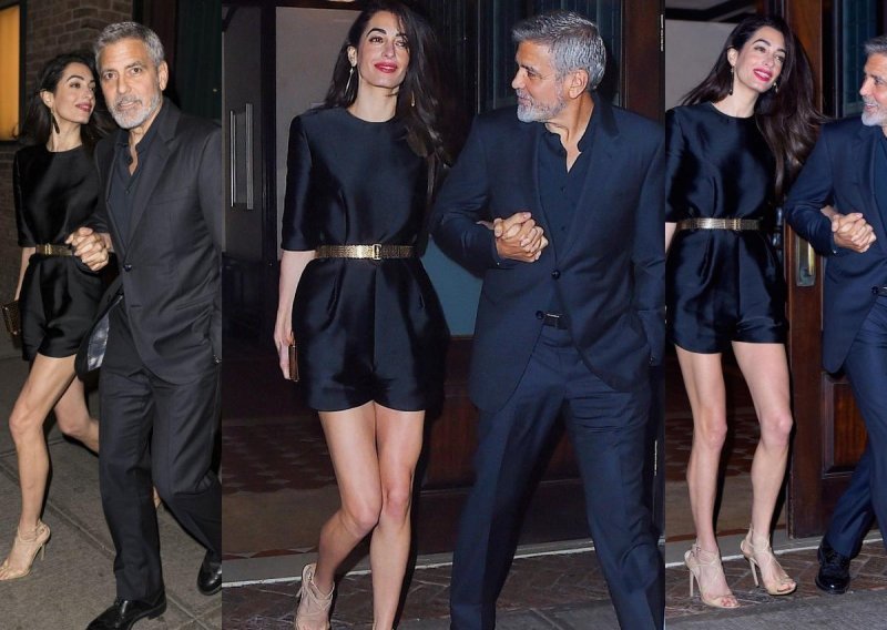Kakav komad: Amal Clooney u kratkom kombinezonu istaknula svoje duge noge