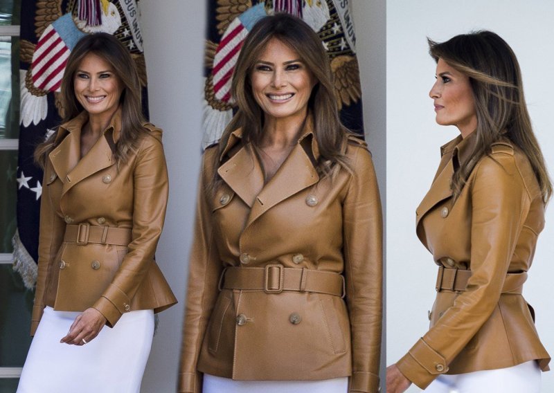 Melania Trump elegantna u koži: Ponovno očitala lekciju iz stila