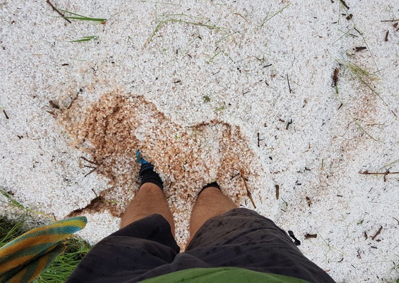 Veliko nevrijeme s tučom poharalo sjever Istre