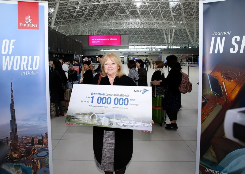 Stigla milijunta putnica na zagrebački aerodrom, 13 dana prije nego lani