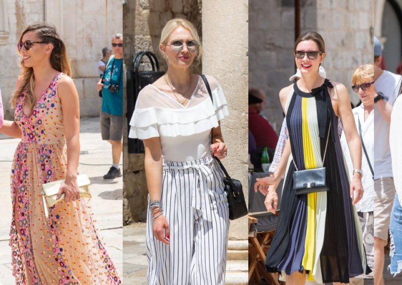 Nedjeljno jutro u sunčanom Dubrovniku: Lepršave haljine zavladale Stradunom